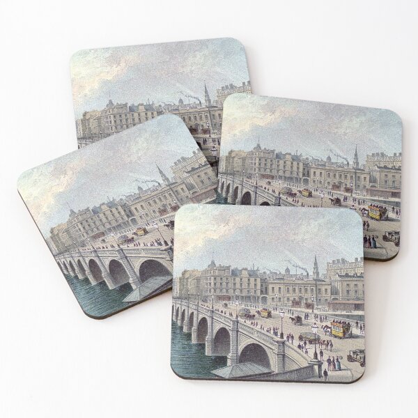 Item preview, Vintage Illustration of The Broomielaw Bridge, Glasgow designed and sold by yourscotland.