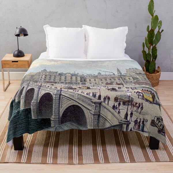 Item preview, Vintage Illustration of The Broomielaw Bridge, Glasgow designed and sold by yourscotland.