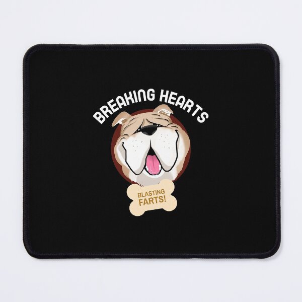 Item preview, Funny Bulldog Stealing Hearts Blasting Farts Dog Gift  designed and sold by Guarddogdrive.