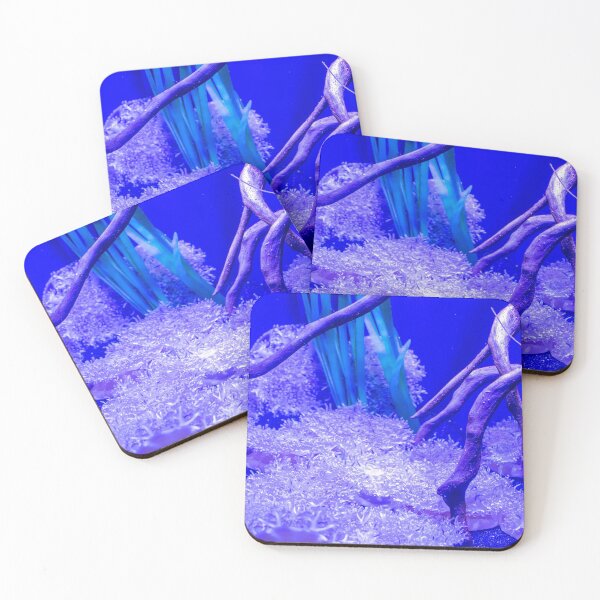 Item preview, Upside-down jellyfish in blue ligh designed and sold by lena-maximova.