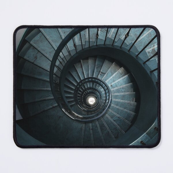 Item preview, Modern Blue Spiral Staircase designed and sold by JBlaminsky.