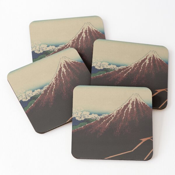 Item preview, flashes of lightning below the summit of Mount Fuji designed and sold by japanese-ukiyoe.