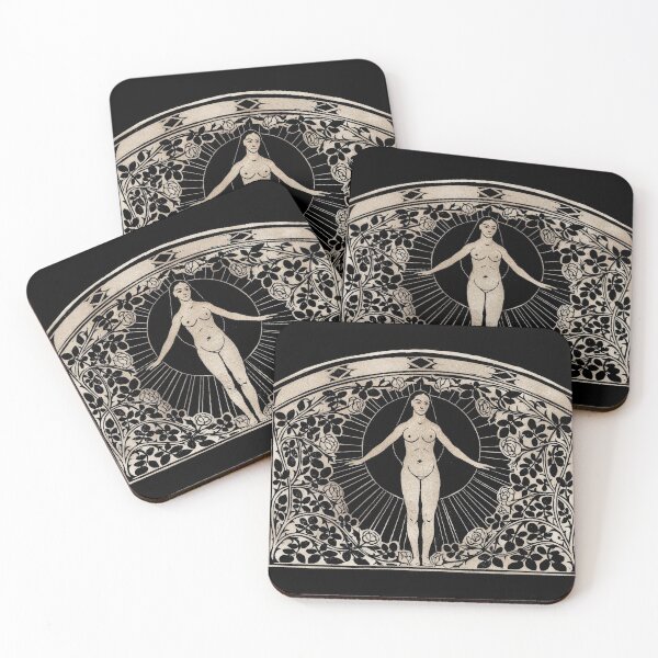 Item preview, Art Nouveau Goddess Classic Vintage Distressed Lo-Fi Design  designed and sold by Candlewood Museum & Gift Shoppe.