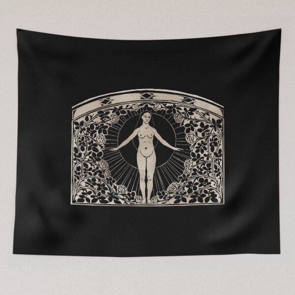 Item preview, Art Nouveau Goddess Classic Vintage Distressed Lo-Fi Design  designed and sold by Candlewood Museum & Gift Shoppe.