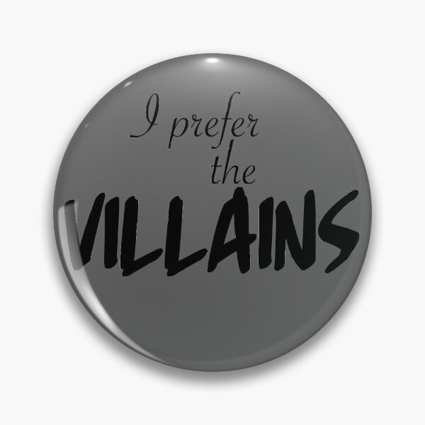 Artikelvorschau, Ich bevorzuge The Villains - schwarze Schrift entworfen und verkauft von PlanetaryArtist.