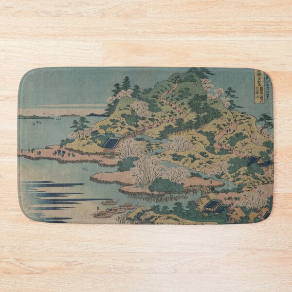 Item preview, A coastal community with shrine, bridges over inlets designed and sold by japanese-ukiyoe.