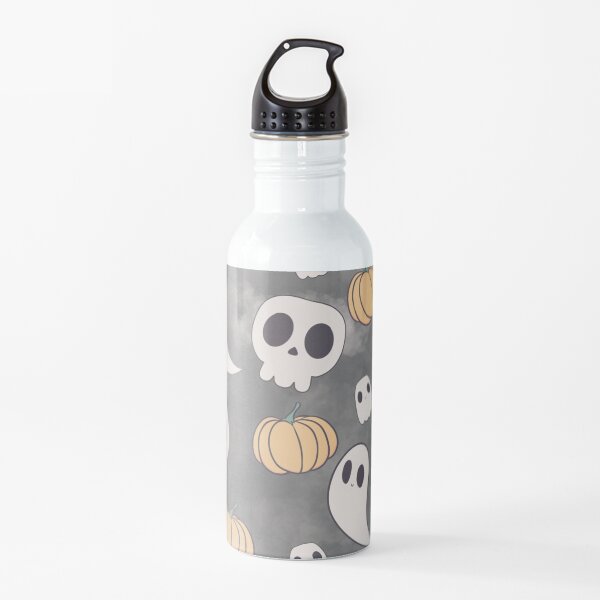 Cute Halloween Ghost Pumpkins Water Bottle