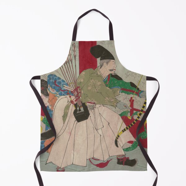 Item preview, The Warrior Watanabe no Tsuna, with Bow and Arrows, at the Palace of the Demon Ibaraki designed and sold by japanese-ukiyoe.
