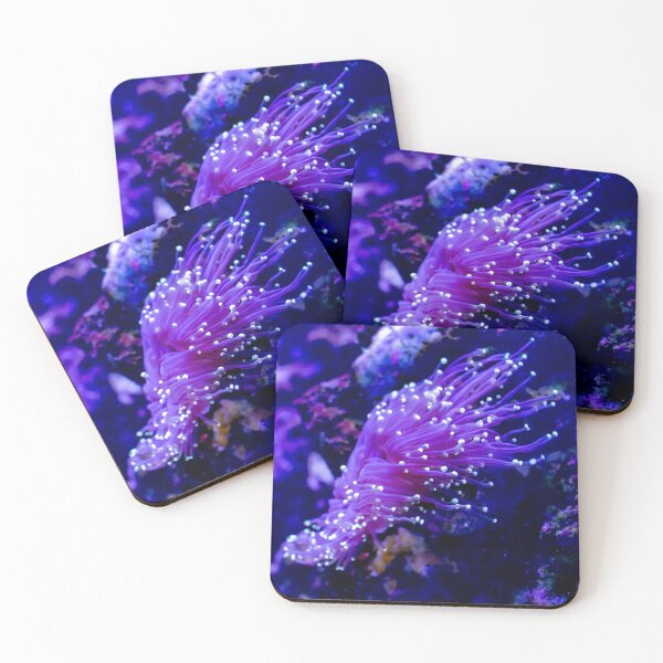 Item preview, Purple neon Torch coral designed and sold by lena-maximova.