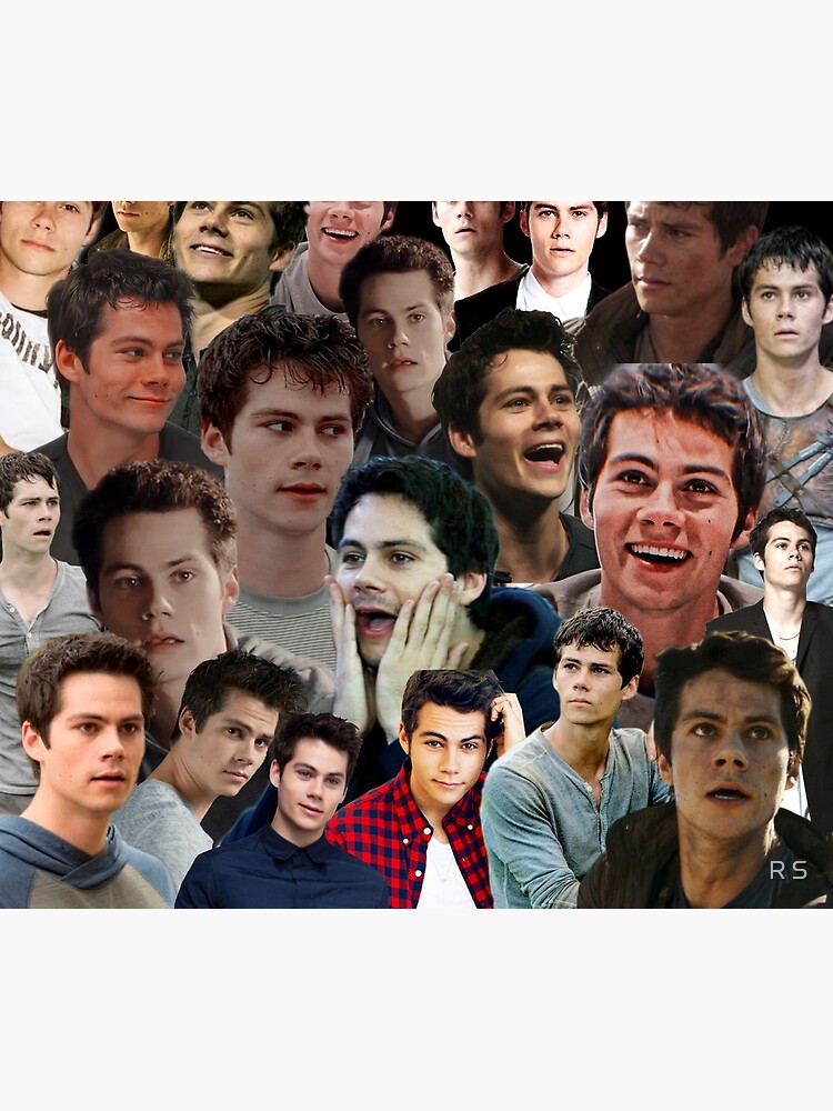 "Dylan O'Brien Collage" Throw Blanket for Sale by R S Redbubble