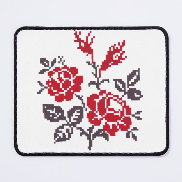 Item preview, Romanian traditional rose motif designed and sold by BiancaPrintShop.