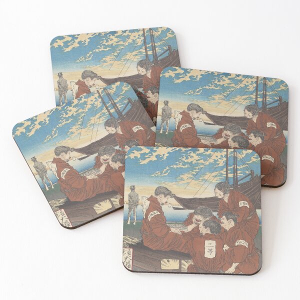 Item preview, Miki Toyokichi Educating Himself and Fellow Prisoners designed and sold by japanese-ukiyoe.