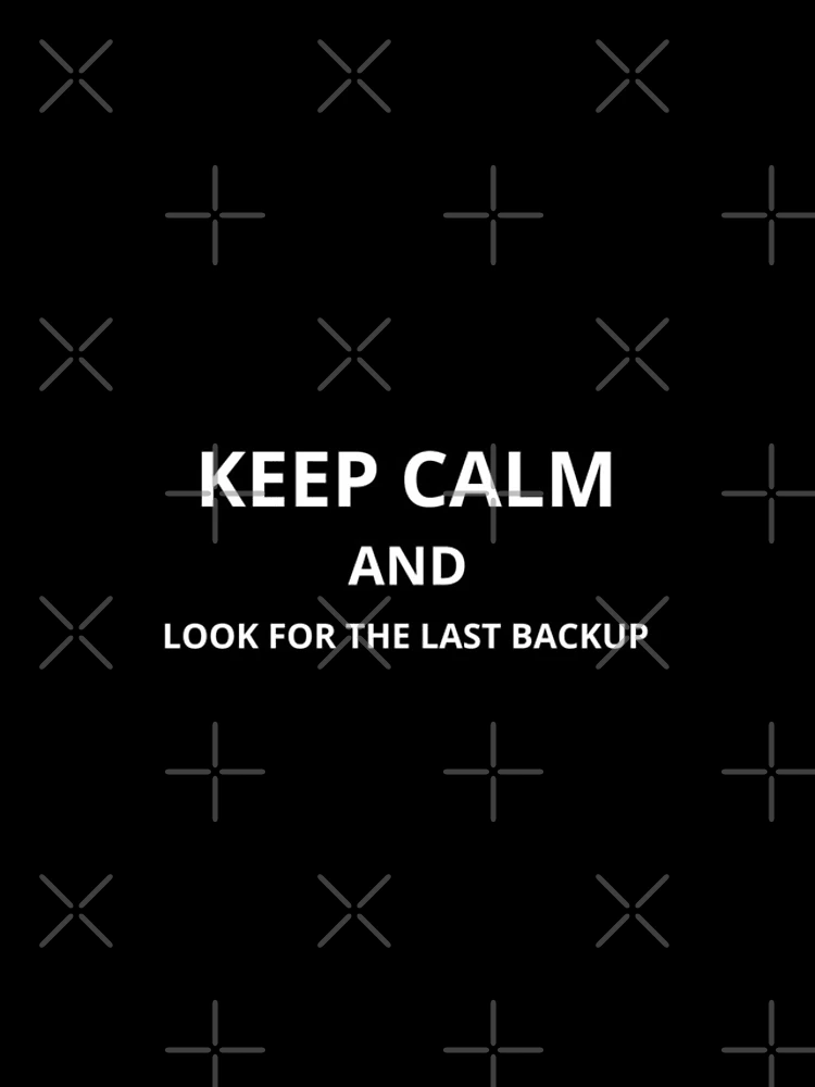 Thumbnail 4 of 4, iPhone Case, Computer Geek Look For The Last Backup designed and sold by ComputerGeeksTs.