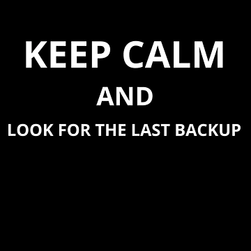 Artwork thumbnail, Computer Geek Look For The Last Backup by ComputerGeeksTs