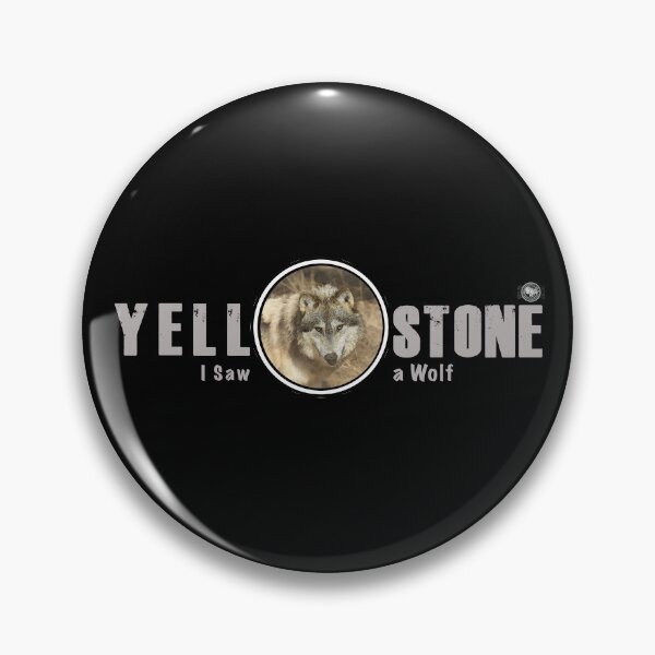 Item preview, I Saw a Wolf, Yellowstone National Park - wolf designed and sold by SmyrnaBuffalo.