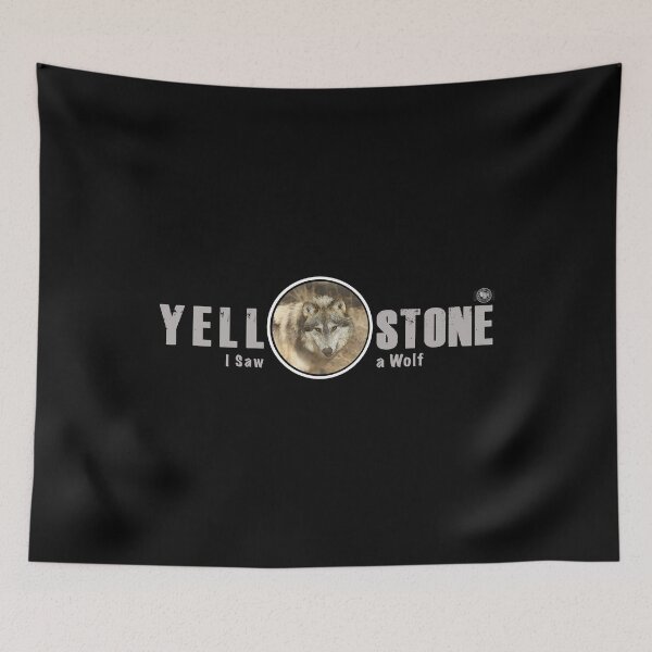 Item preview, I Saw a Wolf, Yellowstone National Park - wolf designed and sold by SmyrnaBuffalo.