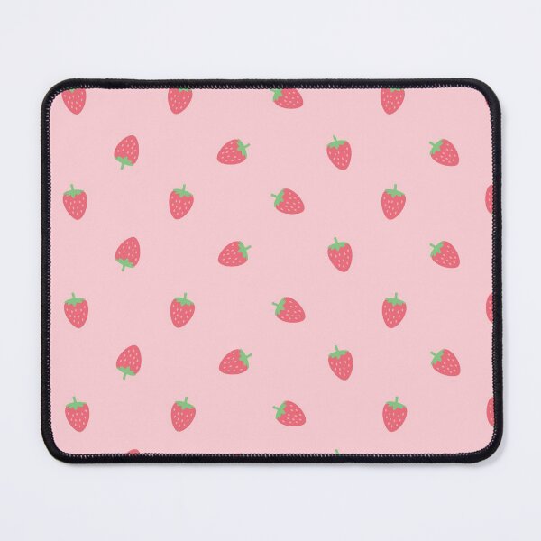 Item preview, Strawberries Kawaii Cute Pastel Pink Cozy Cottagecore Aesthetic designed and sold by candymoondesign.