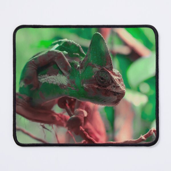 Item preview, Сhameleon sitting on a tree branch designed and sold by lena-maximova.