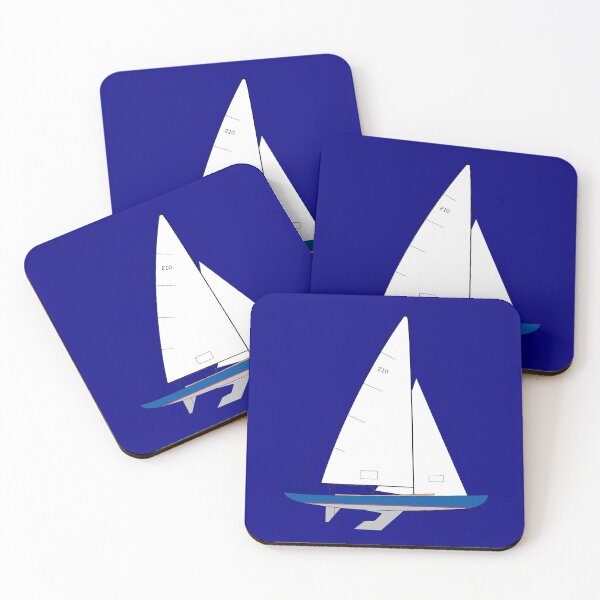 Item preview, International 210 Sailboat - Light Blue designed and sold by CHBB.
