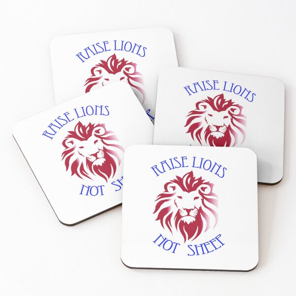 Item preview, Raise lions not sheep 4 designed and sold by Nikmay Design.