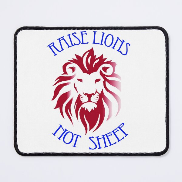 Item preview, Raise lions not sheep 4 designed and sold by Nikmay Design.