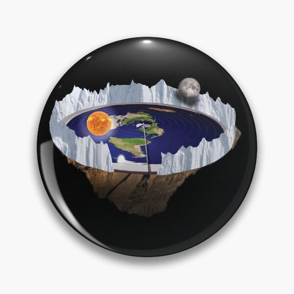 Item preview, Flat Earth with Ice Wall designed and sold by abowlofsoda.