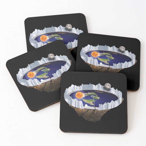 Item preview, Flat Earth with Ice Wall designed and sold by abowlofsoda.