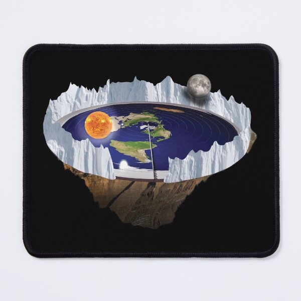 Item preview, Flat Earth with Ice Wall designed and sold by abowlofsoda.