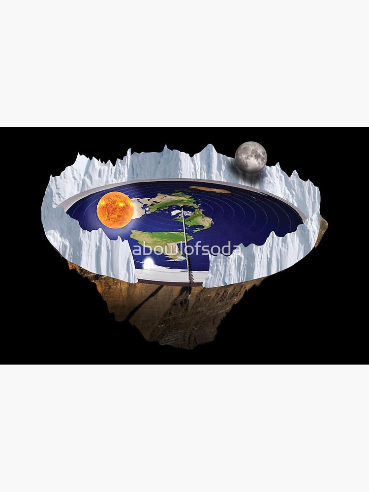 Discover Flat Earth with Ice Wall Premium Matte Vertical Poster