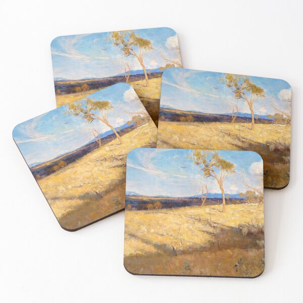 Item preview, Golden Summer, Eaglemont by Arthur Streeton (1889) designed and sold by allhistory.