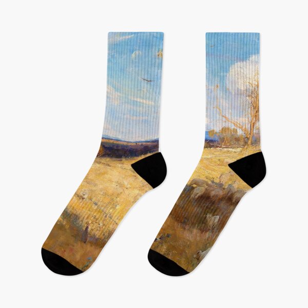 Item preview, Golden Summer, Eaglemont by Arthur Streeton (1889) designed and sold by allhistory.