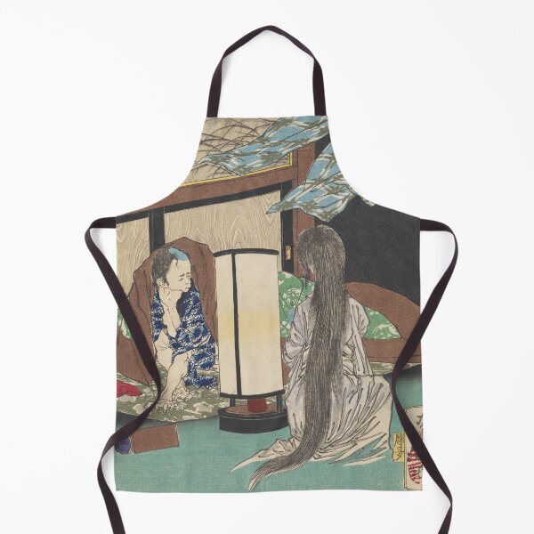 Item preview, A Widower Witnesses His Wife's Ghost Nursing Their Child designed and sold by japanese-ukiyoe.