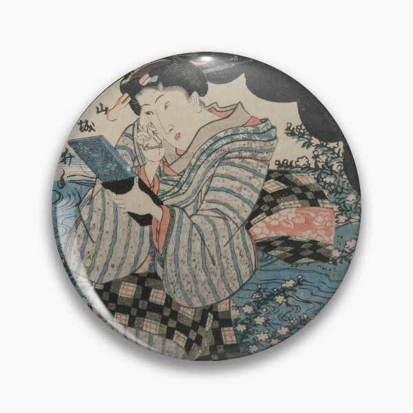 Item preview, Woman with a Hand Mirror designed and sold by japanese-ukiyoe.