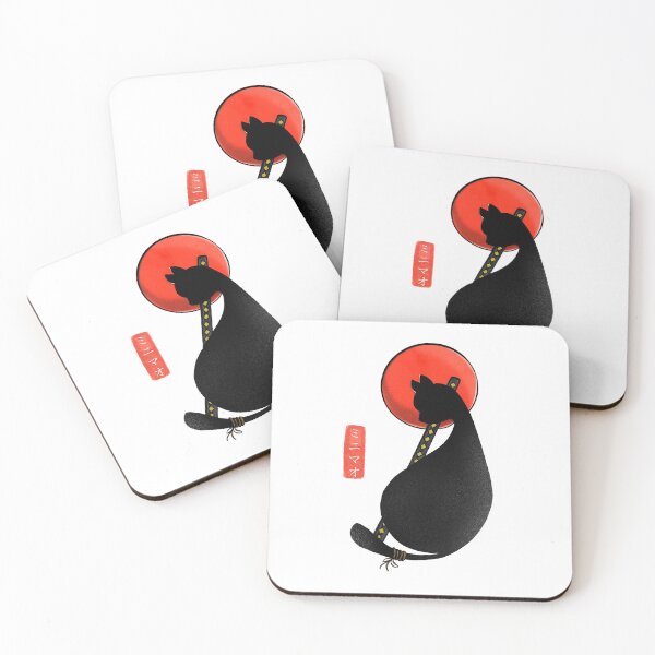 Item preview, Samurai cat designed and sold by Minimaodesign.