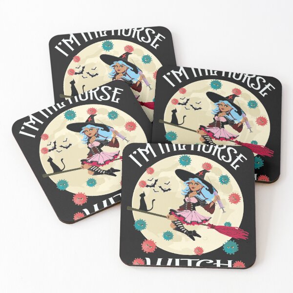 Item preview, fully vaccinated witches in halloween designed and sold by designer-02.
