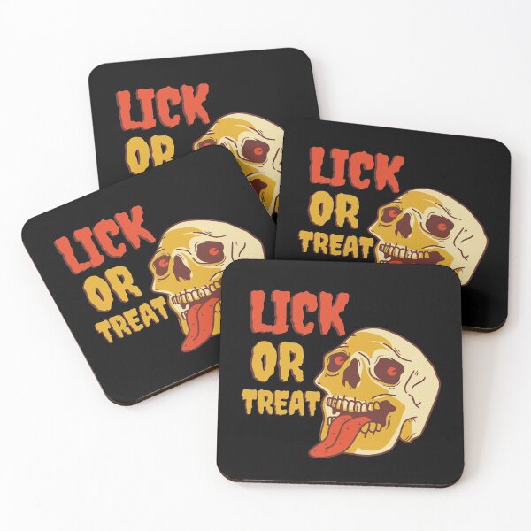 Item preview, Lick or treat (skull version) designed and sold by avocadissimo.