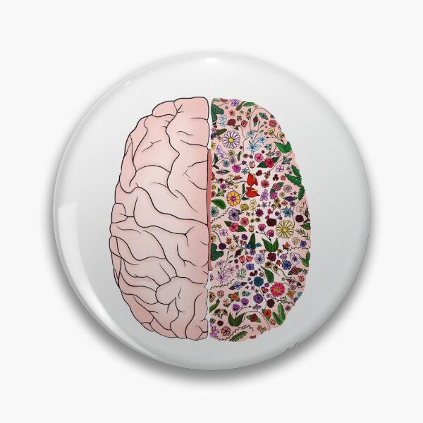 Item preview, Floral brain designed and sold by Clarabatista.