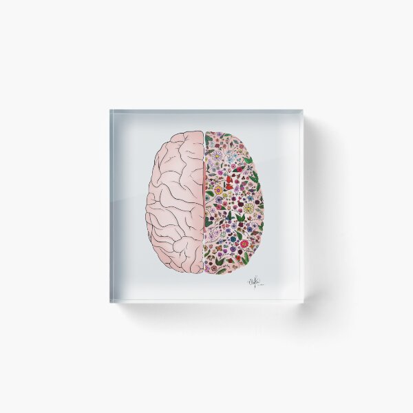 Item preview, Floral brain designed and sold by Clarabatista.