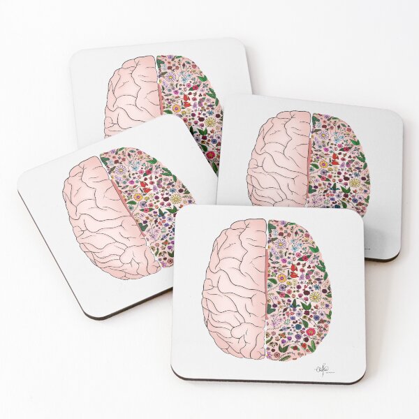 Item preview, Floral brain designed and sold by Clarabatista.