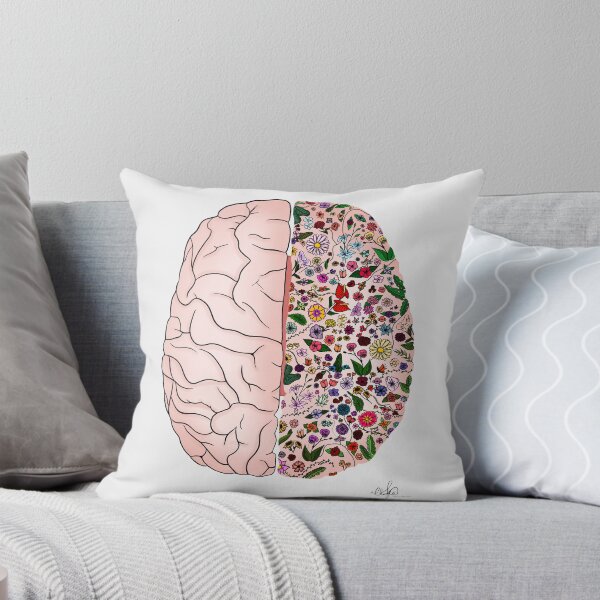 Item preview, Floral brain designed and sold by Clarabatista.