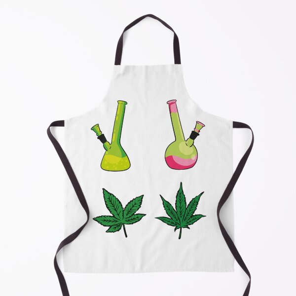Item preview, Multicolored Weed Bong - Weed leaves - Perfect for stoners designed and sold by WeedHighLife.