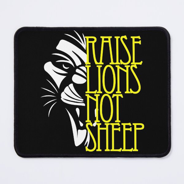 Item preview, Raise lions not sheep 7 designed and sold by Nikmay Design.