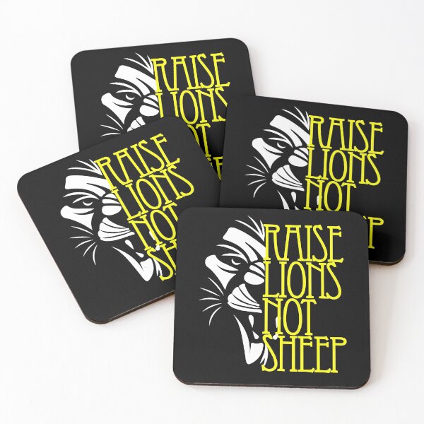Item preview, Raise lions not sheep 7 designed and sold by Nikmay Design.