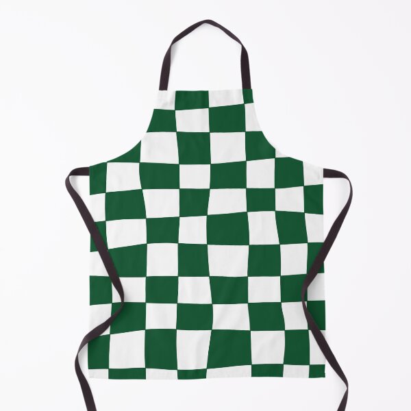 Item preview, Hand Drawn Checkerboard Pattern (forest green/white) designed and sold by Design Minds Boutique.