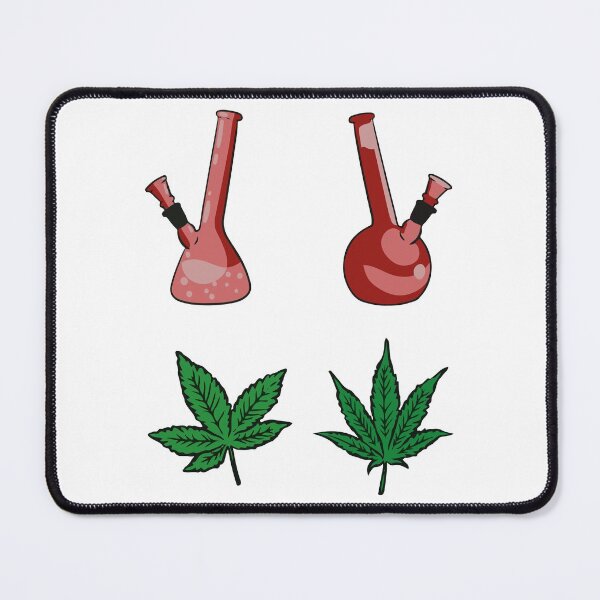 Item preview, Weed leaves and multicolored bong - Perfect for stoners designed and sold by WeedHighLife.