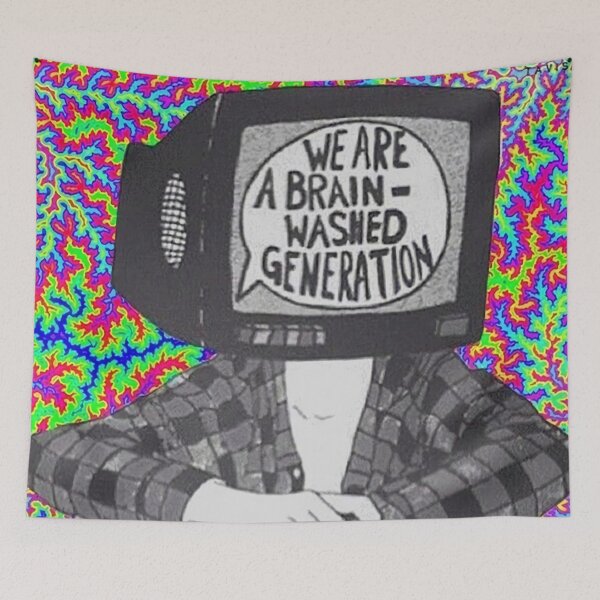 Item preview, We are a brain - washed generation designed and sold by syadatjagor.