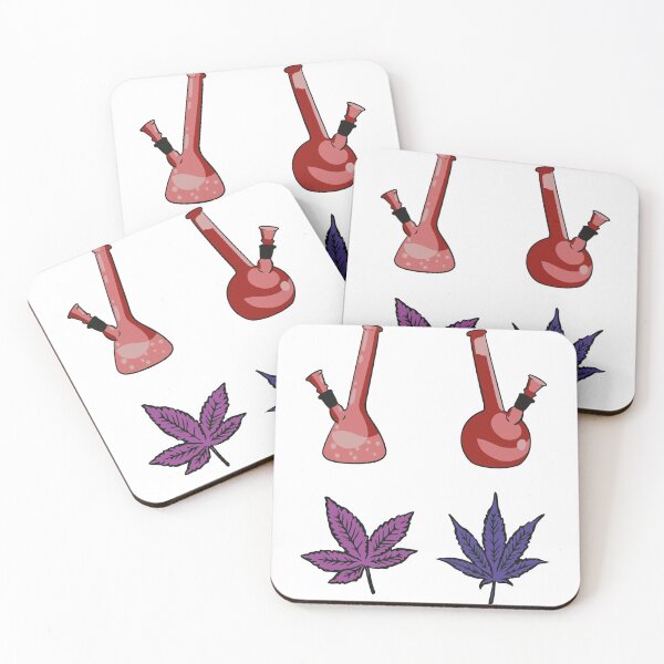 Item preview, Weed leaf and multicolored bong - Perfect for stoners designed and sold by WeedHighLife.