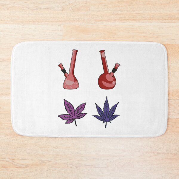 Item preview, Weed leaf and multicolored bong - Perfect for stoners designed and sold by WeedHighLife.
