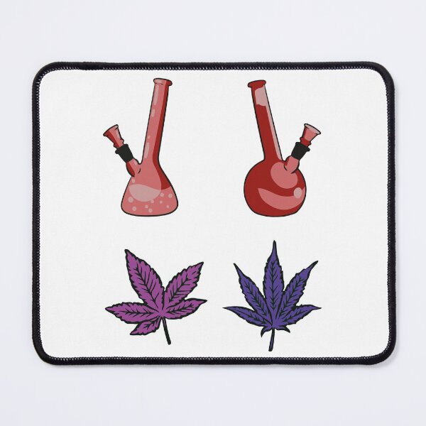 Item preview, Weed leaf and multicolored bong - Perfect for stoners designed and sold by WeedHighLife.