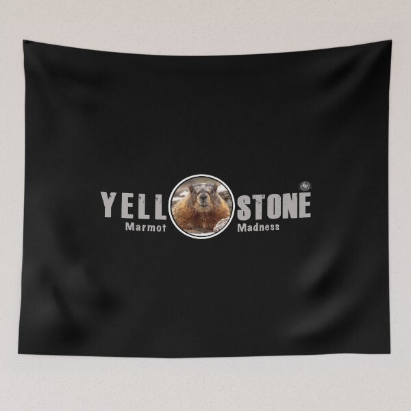 Item preview, Marmot Madness, Yellowstone National Park - marmot designed and sold by SmyrnaBuffalo.